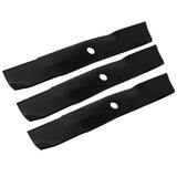 3-Pack M145476, M127673, M127500 Blades 48 '' | Replacement for John Deere GX325, GX335, GX345, GX355, LT180, LT190 Mower Blades