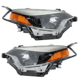Labwork Left&Right Side Headlight Halogen Headlamps For 2014-2016 Toyota Corolla
