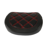Rear Passenger Sissy Bar Backrest Pad For Touring CVO Street Glide Red Stitching