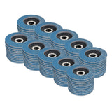 Premium Zirconia Flap Disc Sanding Grnding 4-1/2" X 7/8" 40 Grit T29 100 Pack