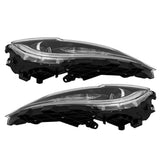 Labwork Pair Headlight For 2016-2017 Chrysler 200 w/o LED DRL Halogen