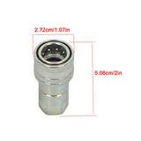 4PCS LVA16843 Hydraulic Quick Coupler for John Deere 1025R 1023E Tractors