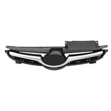 Labwork Upper Lower Grille W/Bumper Brackets Set For Hyundai Elantra 2014-2016