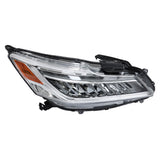Labwork Right LED Headlight Headlamp Fit For Honda Accord Sedan 2016-2017 Chrome