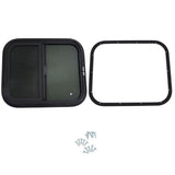 RV Window 24"W x 20"H Teardrop Style Horizontal Sliding RV Window Replacement