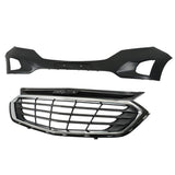 Labwork Front Bumper Cover & Bumper Upper Grille For Chevy Equinox 2018-2020