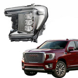 Left Driver Side Headlight Assembly Replacement for 2021 2022 2023 Yukon XL/SLE/SLT Headlamp GM2502514
