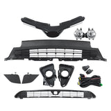 Labwork For RAV4 LE XLE 2016-2018 Upper Center Lower Grille&Fog Light&Cover Cap