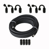 Labwork 20FT Braided Fuel Hose Line & 6AN Swivel Hose End Fitting Kit