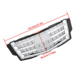 Labwork Bumper Grille Front Mesh Silvery Grey For Cadillac Escalade 2015-2020