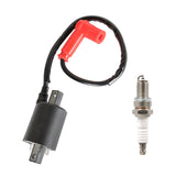 For Yamaha Gas Golf Cart G2 1985-1991 , G5 1990-1995 Ignition Coil & Spark Plug