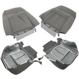 Labwork Seat Cover Left RIght For 2011-2013 2014 Ford F150 Top Bottom Cloth Gray