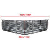 Labwork Front Bumper Grill Upper Grille For Cadillac SRX 2013-2016 ABS Chrome