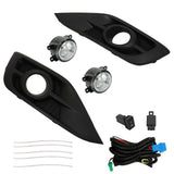 Labwork Right+Left Front Bumper Fog Light For Honda CR-V 2012-2014 Switch+Wiring