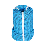 3/8" × 100' Arborist Tree Climbing Rope Braid Polyester Rope Blue & Black