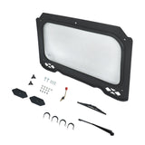 Full Glass Windshield W/Wiper Front For Polaris RZR 900 1000 Turbo 2014-2018