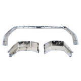 Labwork Front Bumper Grille Trim Molding Surround For 22-24 Toyota Tundra Chrome