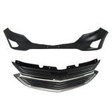 Labwork Front Bumper Cover & Bumper Upper Grille For Chevy Equinox 2018-2020