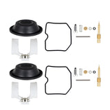 2Sets For KAWASAKI EX250 Ninja 250R 2001-12 Carburetor Repair Kit Diaphragm