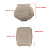 Labwork Seat Cover For 2011-2014 Ford F150 Passenger Bottom & Back Cloth Tan