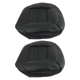 Labwork Front Seat Covers For Mercedes Benz ML350 ML550 2012-2015 Black Leather