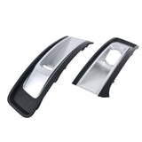 Labwork Fog Light Cover Silver Set For 2013-2019 Ford Flex Passenger+Driver side