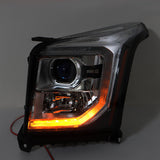 Labwork RH+LH [Halogen] Projector Headlights For GMC Yukon 2015-2017 W/LED DRL