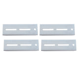 4Pcs 8" Galvanized Swivel Top Bunk Bracket Kit W/ Hardware For 2x3 Boat Trailer