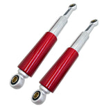 2× Red&Chrome 13.5" Rear Shocks For Honda CL/CT70 XL75 CL/CT/CM/S90 CM91 CT110
