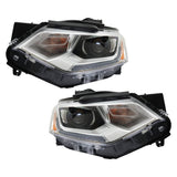 Labwork Left+Right Headlight For 2018-2021 Chevrolet Traverse LED DRL HID Chrome