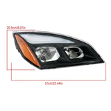 12 V Front For Freightliner Cascadia 2018-2023 LED Right Driver Side Headlight