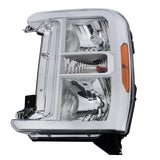 Labwork Left Halogen Headlights For Ford F250 F350 2023-2024 SuperDuty Chrome