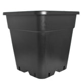 Premium 10Pcs Square Black Injection Molded Nursery Pot Plant Pots 5 Gallon USA