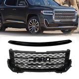 Labwork Front Bumper Grille & Hood Front Molding For GMC Acadia Denali 2020-2022