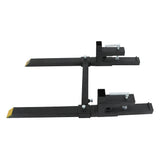 43 In Tractor Bucket Forks Clamp on Pallet Forks w/Adjustable Stabilizer Bar