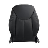 Front Driver and Passenger Side Bottom and Top Lean Black Artificial Leather Seat Cover Black Replacement for W-rang-ler 2013-2017