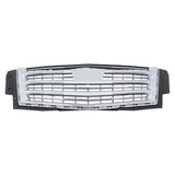 Labwork Front Upper Grill Chrome Without Camera Hole For Cadillac Escalade 15-20