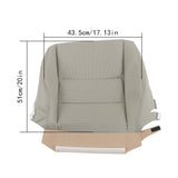 Labwork Front Passenger Seat Cover For 2007-2011 2012 Acura RDX Leather Gray