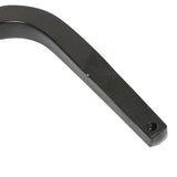 Heavy Duty Steel Black 30" Straight Mud Flap Hanger Semi Truck - Pair