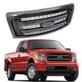 Labwork Front Bumper Upper Grille Black For Ford F-150 XLT / F-150 XL 2009-2014