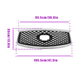 Labwork Front Upper Grille Grill For Infiniti QX50 2019-2023 W/Camera Option