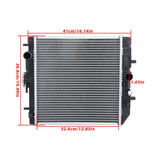 K756185210 Radiator For Kubota RTV900T5-H/T2 RTV900T RTV900 RTV900T6 RTV900T9