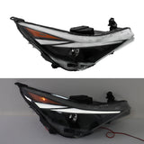 Labwork LH+RH Headlights&Front Bumper Grill For 21-22 Hyundai Elantra W/LED DRL