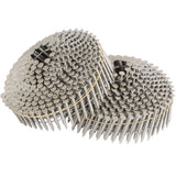 3600Pcs 1-1/4” ×.09” Siding Nails Ring Shank 15 Degree Wire Coil Stainless Steel