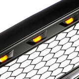 Labwork Front Upper Bumper Grille For Toyota Tacoma 2005-11 Black Plastic W/ LED