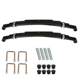 Heavy Duty Rear 4 Leaf Springs for E-Z-GO TXT 1995-2013 Golf Cart (Set of 2)