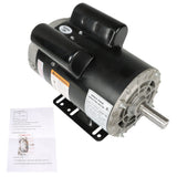 5 HP 1Phase Compressor Duty Electric Motor 230 V 3450 RPM Frame-56HZ 7/8'' Shaft