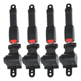 New 4 Retractable Seat Belts & Bracket For EZGO/Yamaha/Golf Club Car passenger
