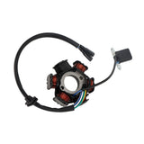 Magneto Flywheel Stator 50cc 70cc 110cc 125cc 6 Coil Pole PIT Quad Dirt Bike ATV