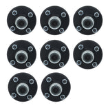 Labwork Trailer Axle Kit W/4 on 4" Bolt Idler 8Pack 1" Hub & Round BT8 Spindle